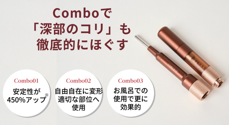 「バスコンボ」はフェイスポインターをお風呂で使えるように防水機能をプラスしたり、機能性をアップさせるアクセサリー