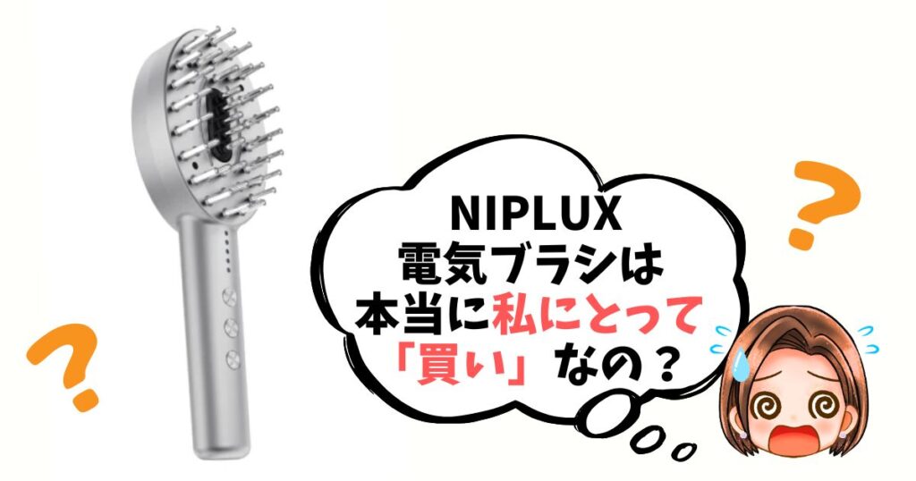 【最終チェックリスト】NIPLUX電気ブラシは「買い」なのか簡単診断