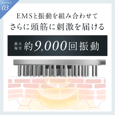 NIPLUX電気ブラシは独自EMSと最大で毎分約9,000回の振動機能が肌を心地よく刺激