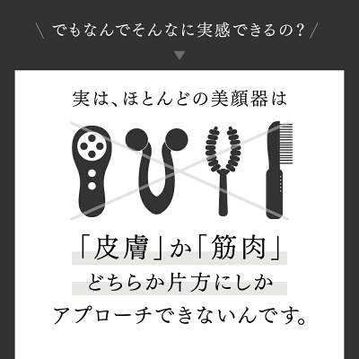 マイトレックスプルーヴは「皮膚」と「筋肉」どちらも刺激できる