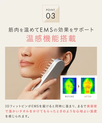 サロニア電気ブラシの温感