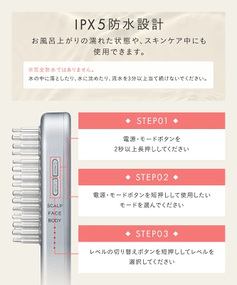 サロニア電気ブラシの機能性