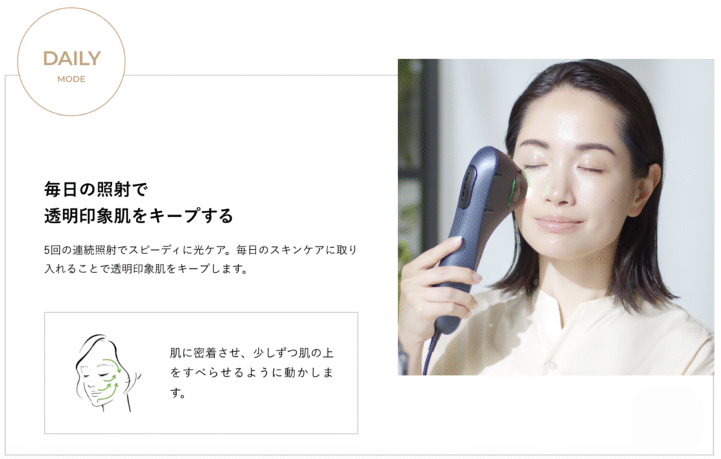 ブルーグリーンショットのDAILYモード