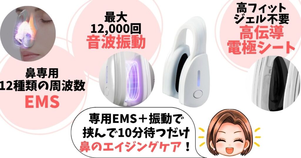 自宅で鼻の本格エイジングケアを手軽に始めたい人に「ルクセアフォーネスプロ」がおすすめ