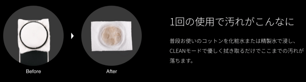 イオン導出による汚れ吸着